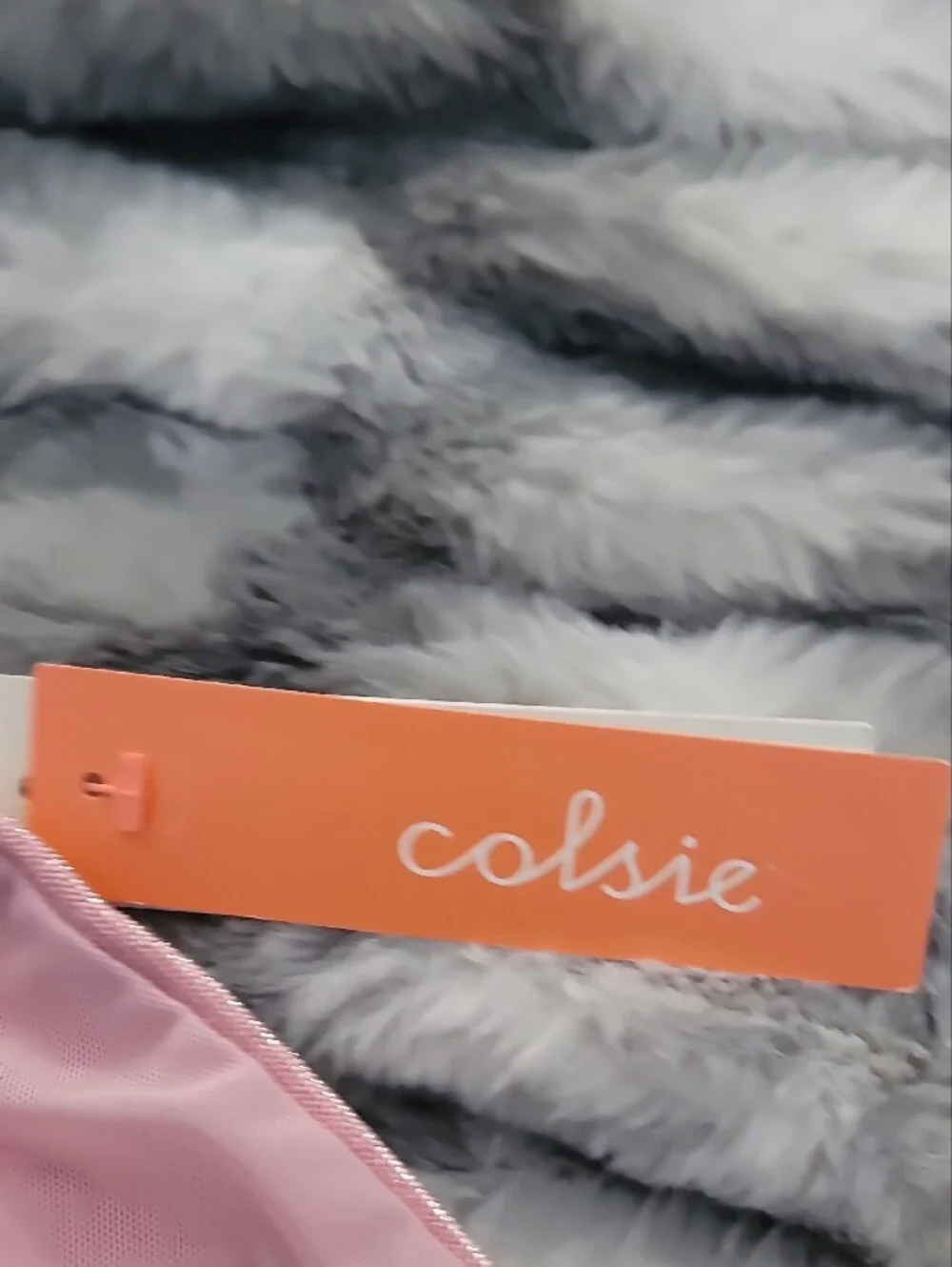 Colsie Pink Shimmer Bralette